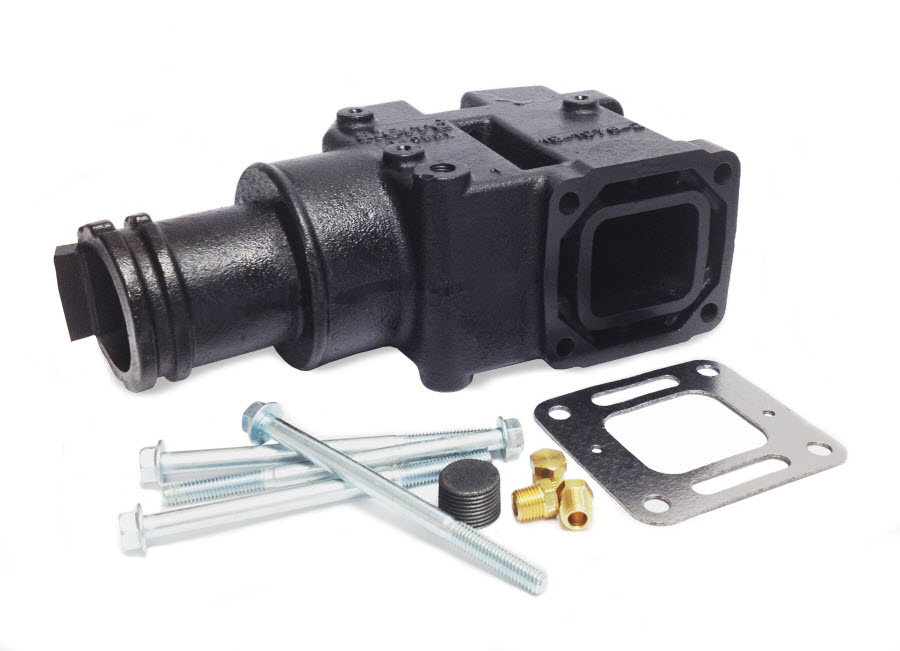 Sierra Marine 18-1976-2 - Elbow - 4 inch, V6-V8, 44354A3, 807914A1