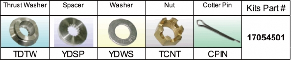 Solas Propeller 17054501 - Tohatsu/Nissan Kit 60-140HP