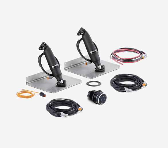 SeaStar Solutions STT3131R - Standard Trim Tab Kit, Standard Mount, 9X12 Tabs, 10 Inch Short Stroke