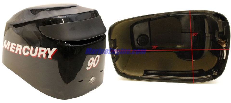 Mercury Quicksilver 100-898436T01 - TOP COWL
ASSEMBLY NLA