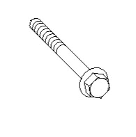 Mercury Quicksilver 10-40108 60 - Screw