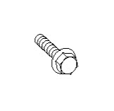 Mercury Quicksilver 10-885526 60 - Screw - Priced Individually