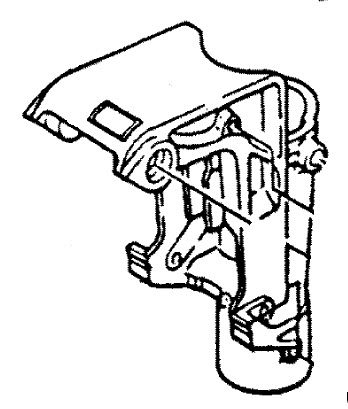 MARINER SWIVEL BRACKET BOLT 10-94572M
