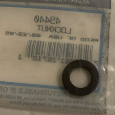 Mercury Quicksilver 49440 - Lock Nut