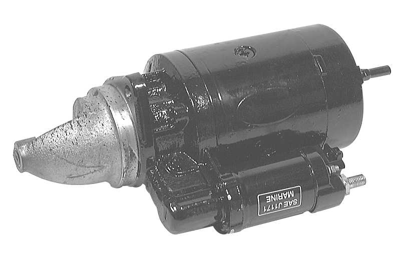MerCruiser 120 GM 153 I / L4 1979-1982 Starter Motor ... 1979 mercruiser 50 engine diagram 