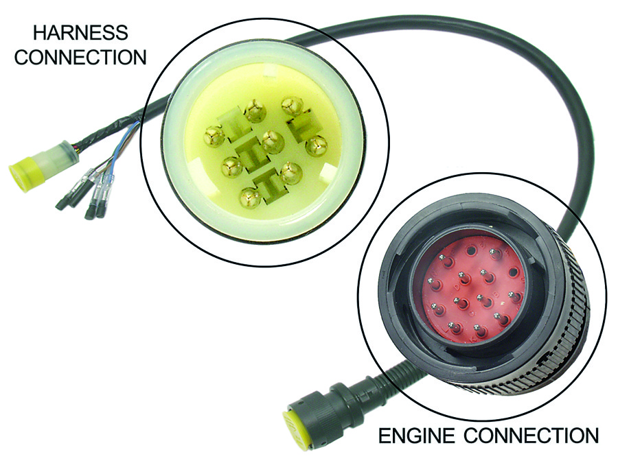 Mercury Marine Electrical Harness Adapter / Key Switch Kit (896537K02