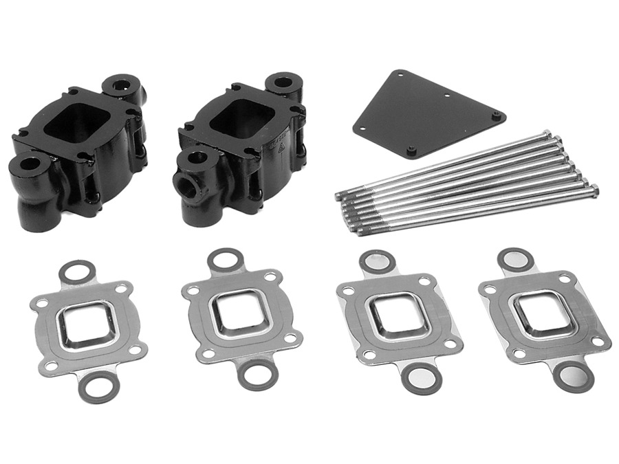 OEM Mercruiser 1.7 inch 1.7" Dry Joint Exhaust Riser Elbow Spacer Kit 865995A01 OEM Mercruiser 1.7 inch 1.7" Dry Joint Exhaust Riser Elbow Spacer Kit 865995A01