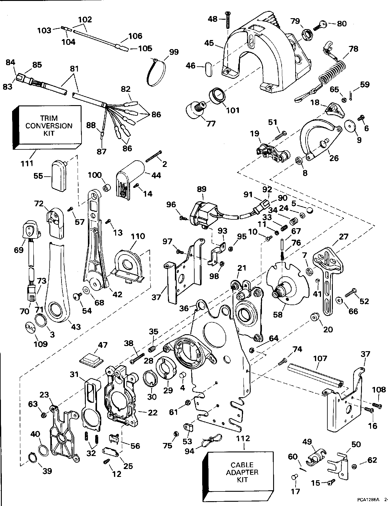 2 OMC 173500 0173500 Johnson Pack NEW Neutral Safety Switches for Evinrude
