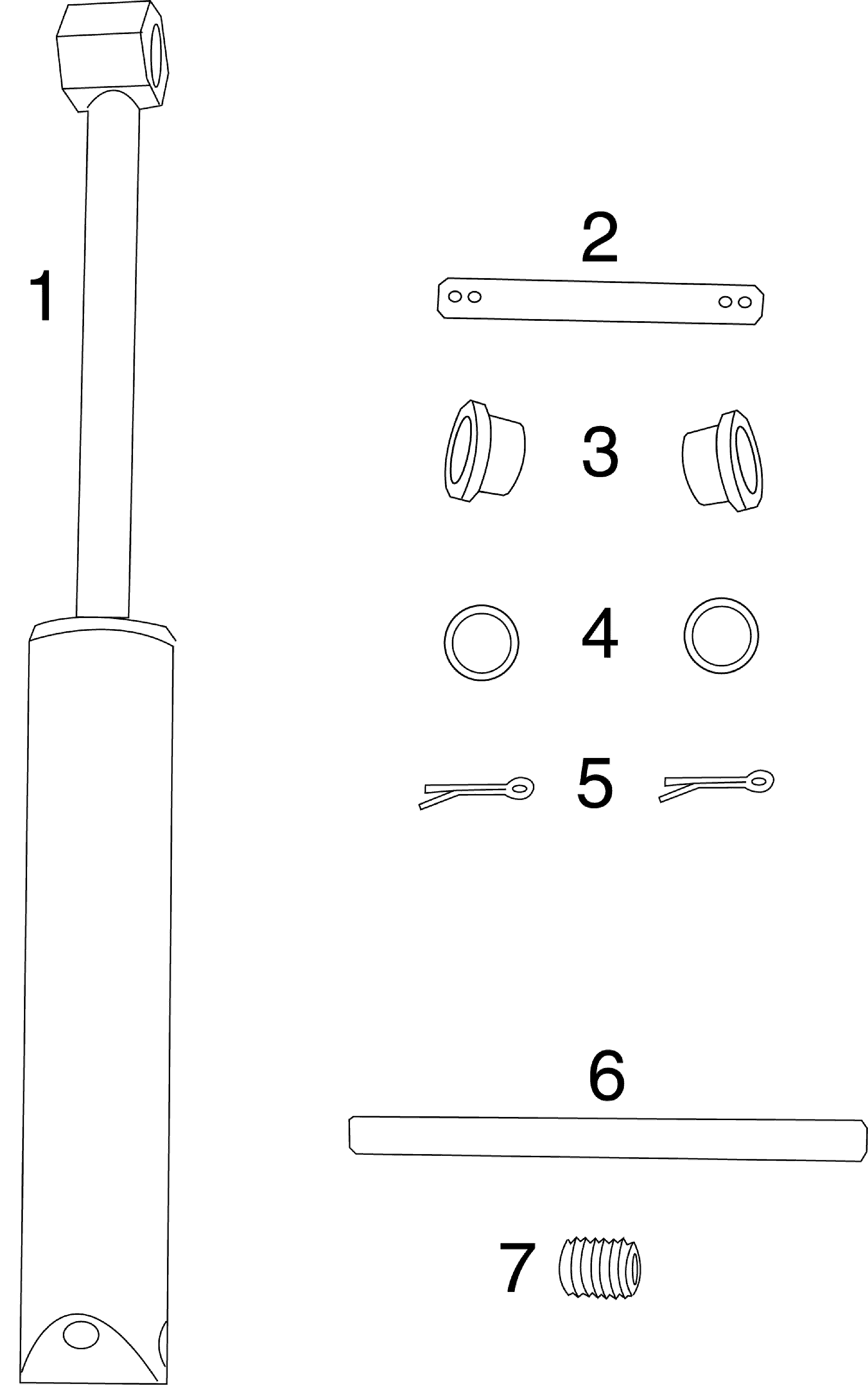 engine section Array - tilt assist kit 40 hp manual tilt models e tec  miscellaneous rh