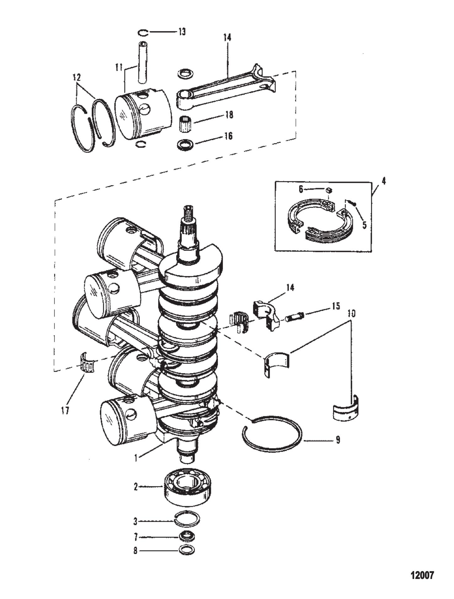 Crankshaft Pistons & Connecting Rods