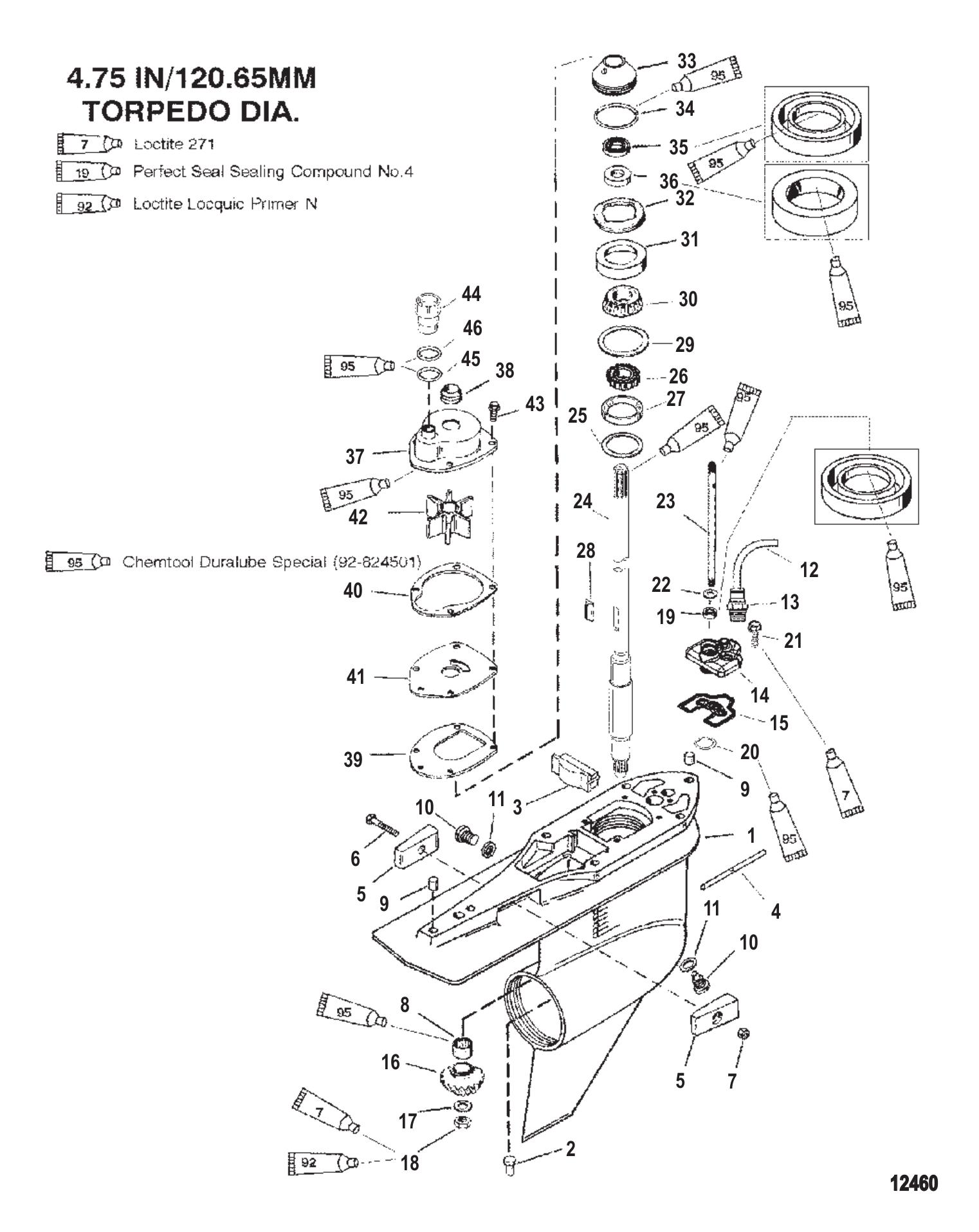 Gear Hsg (Driveshaft-Std / Counter-S/N 0G960500 & Up)
