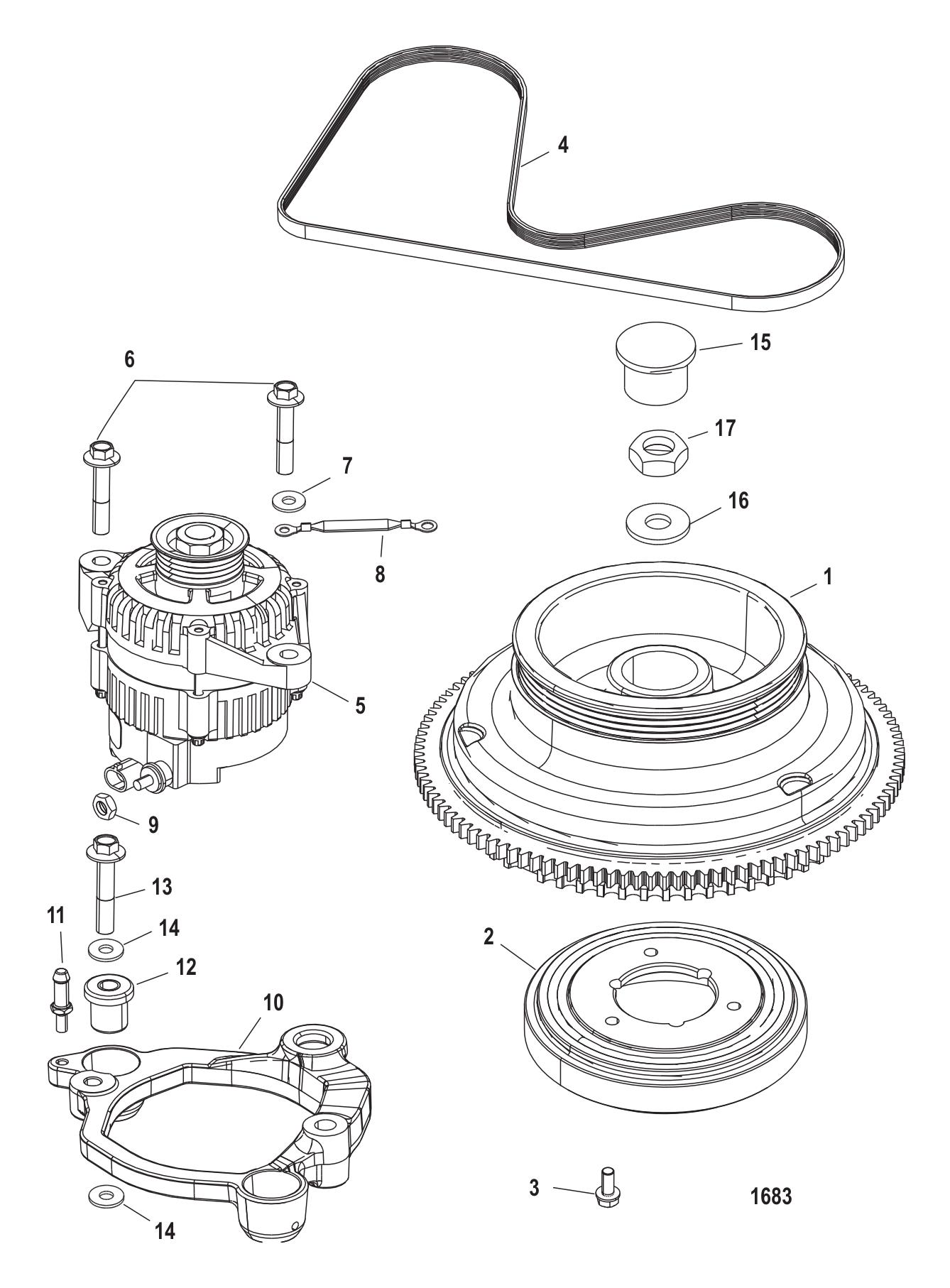 Flywheel & Alternator