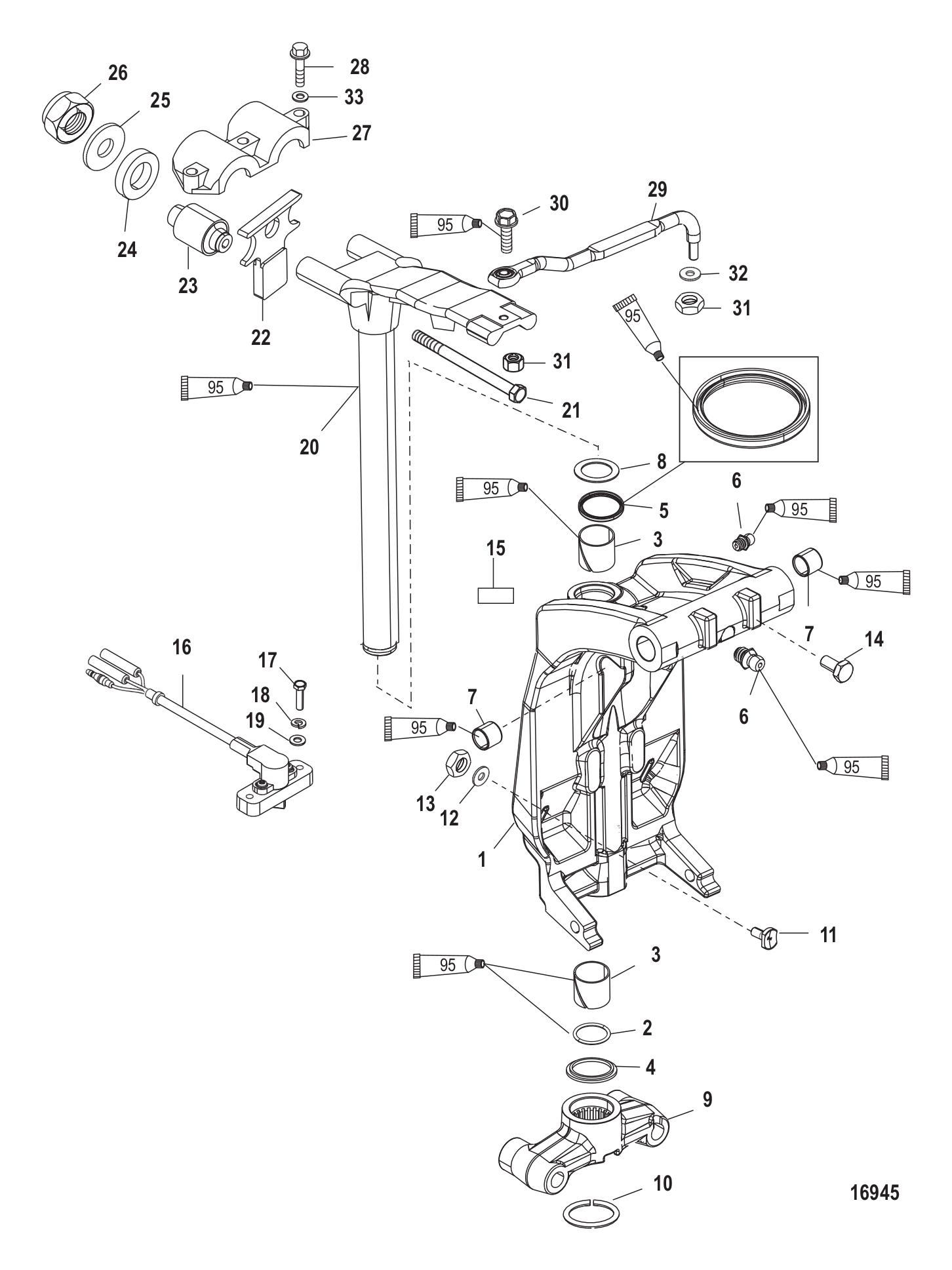 Swivel Bracket & Steering Arm