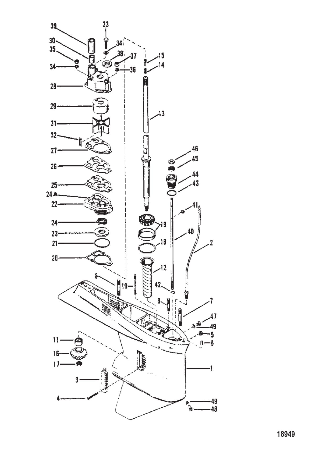 Gear Housing (Driveshaft) (Without A Driveshaft Nut)