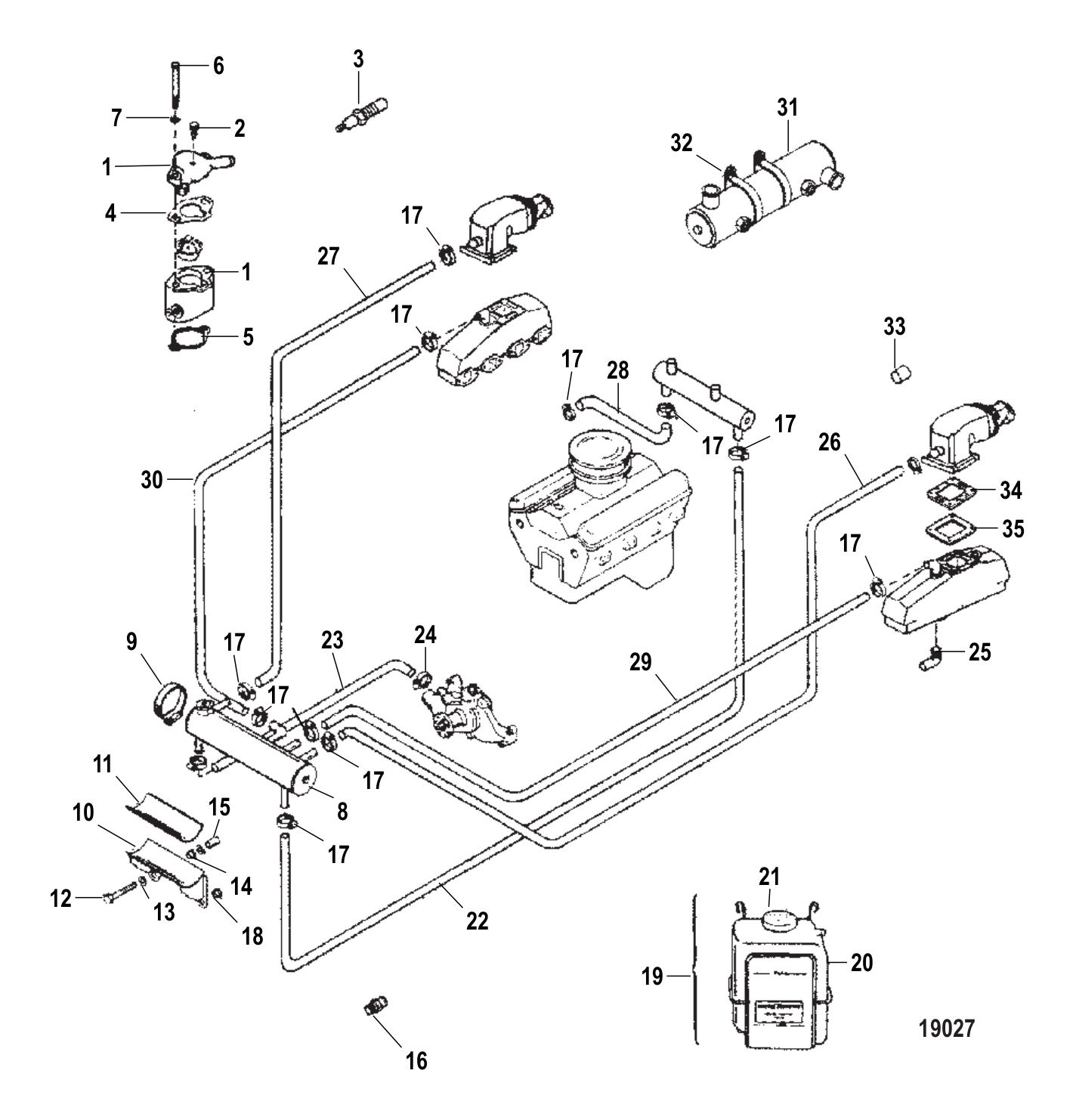 Closed Cooling System (18390A12 / A13)