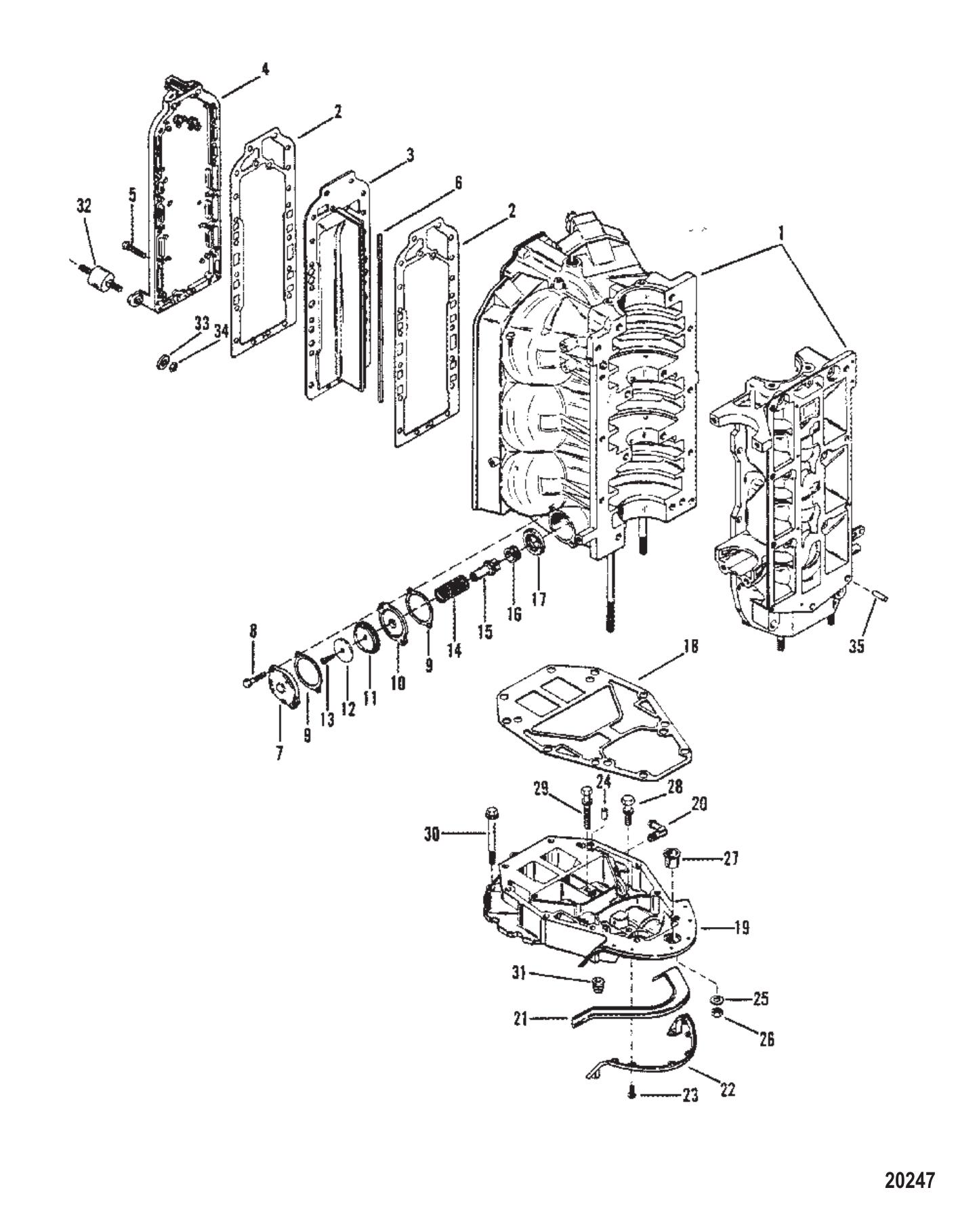 Exhaust Manifold & Exhaust Plate