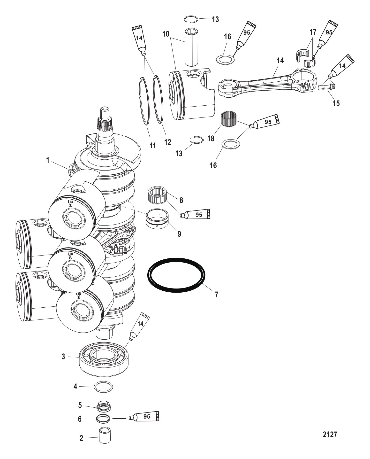 Crankshaft, Pistons & Connecting Rods