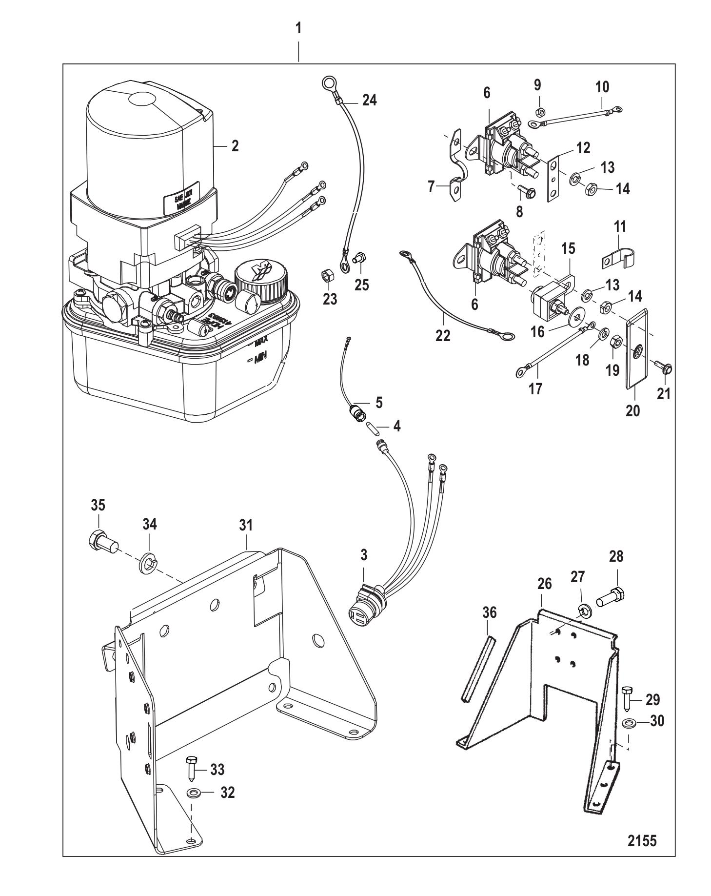 Trim Pump Assembly (Complete)
