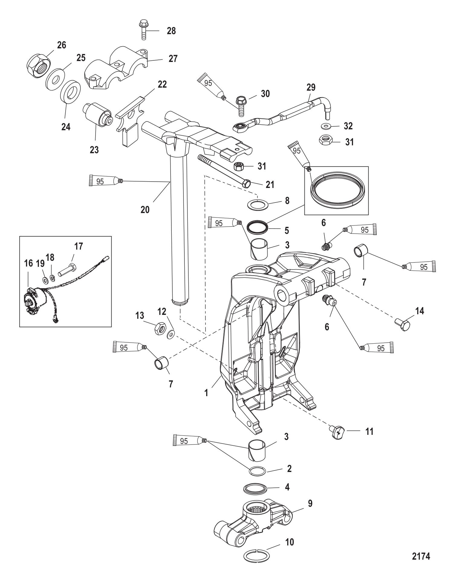 Swivel Bracket & Steering Arm