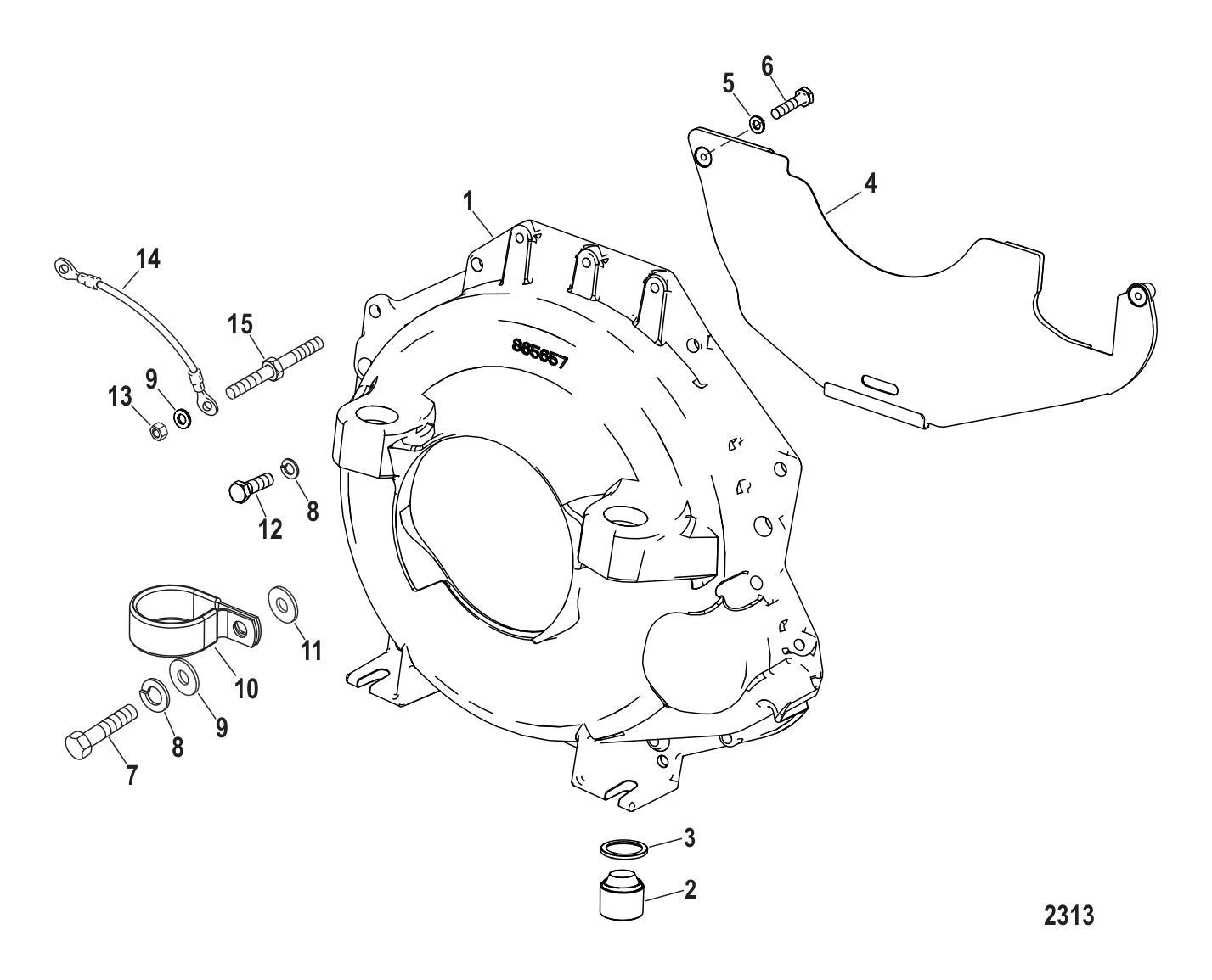 Flywheel Housing (Bravo)