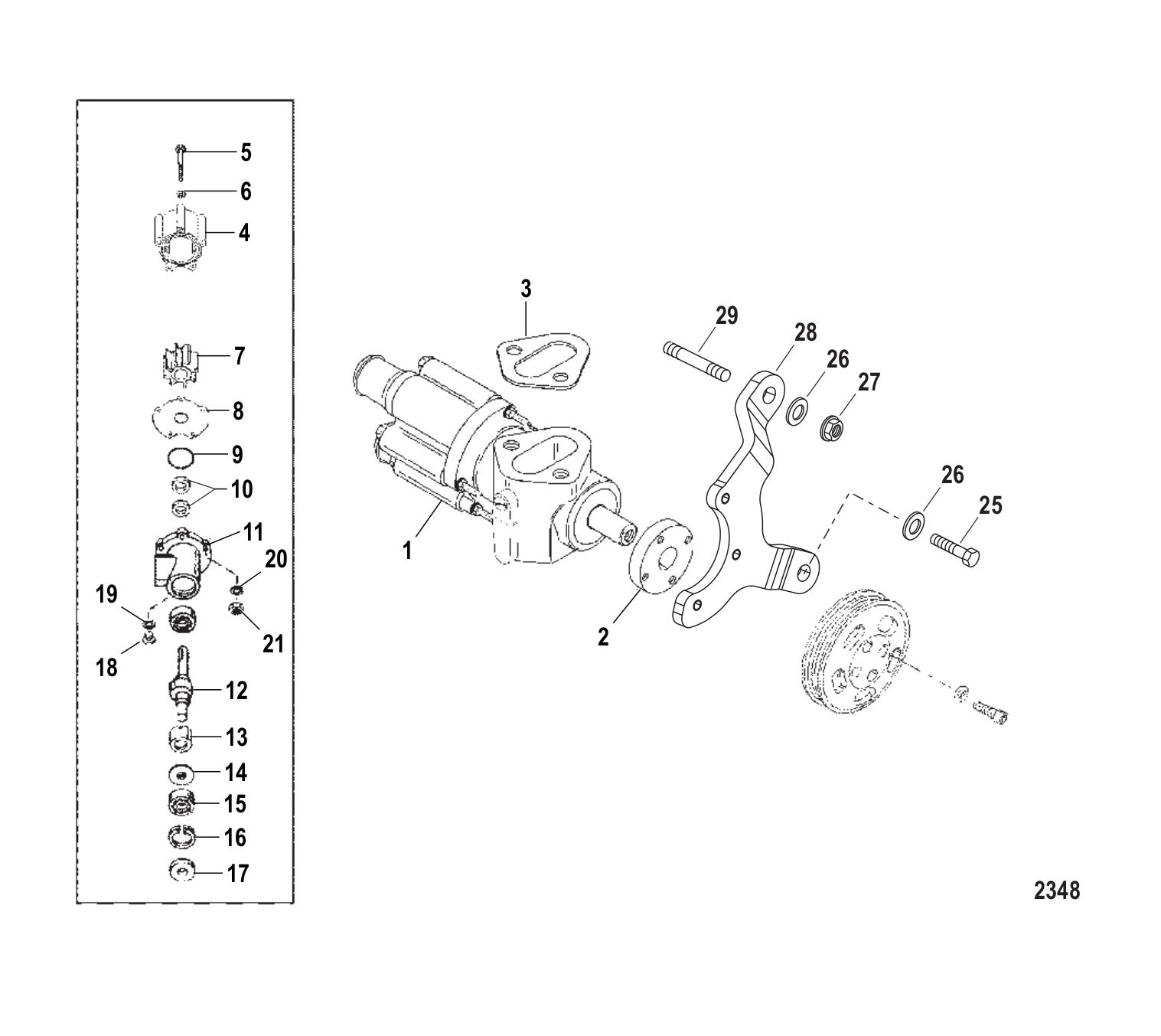 Sea Water Pump Assembly