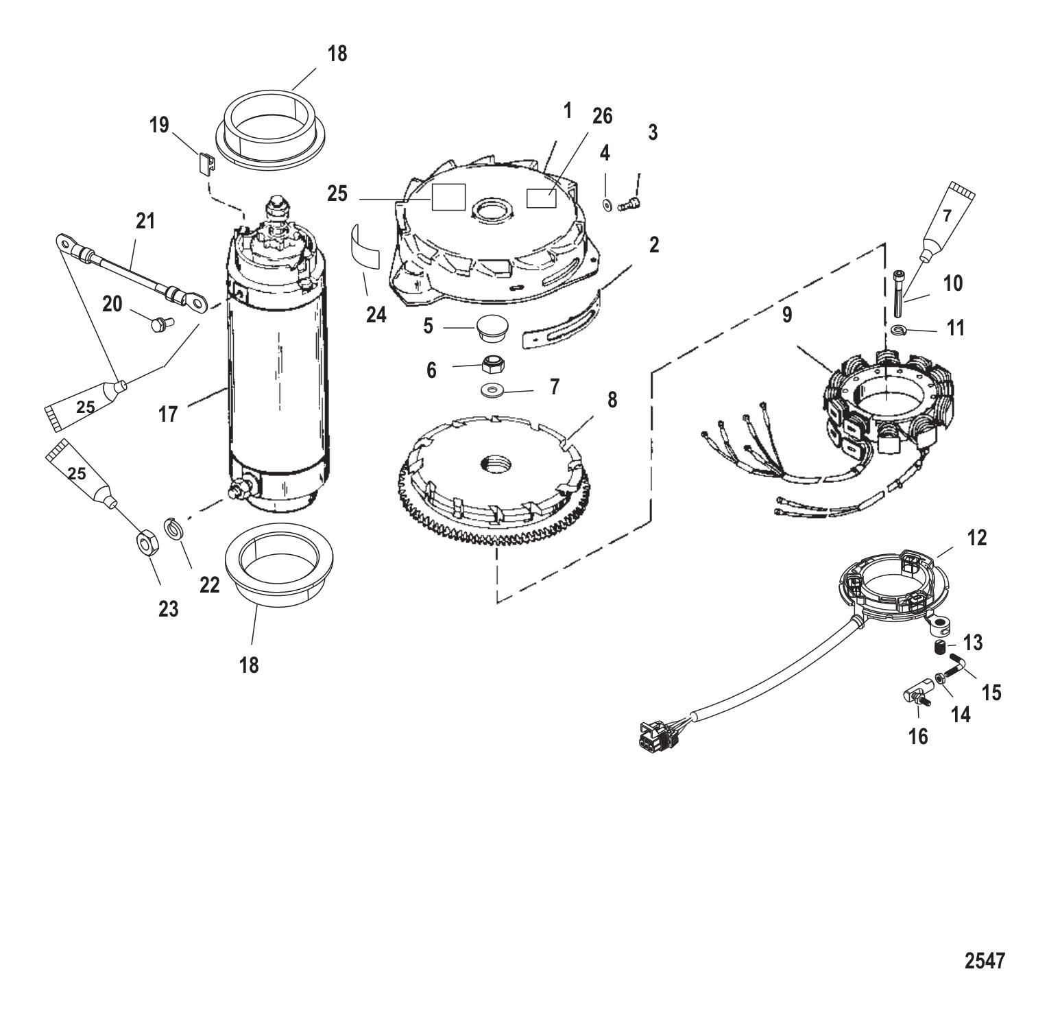 Flywheel / Starter Motor