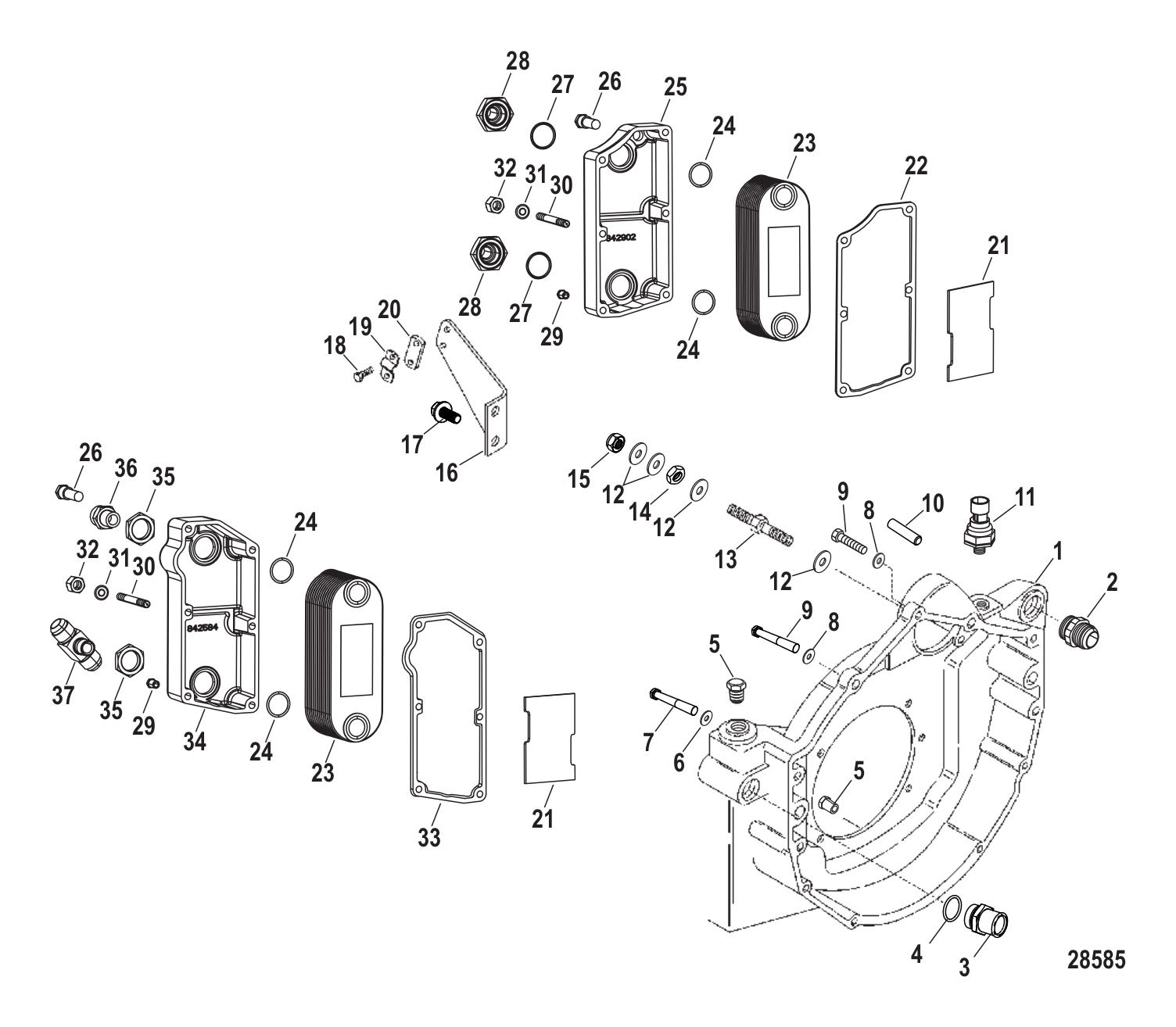 Flywheel Housing & Components