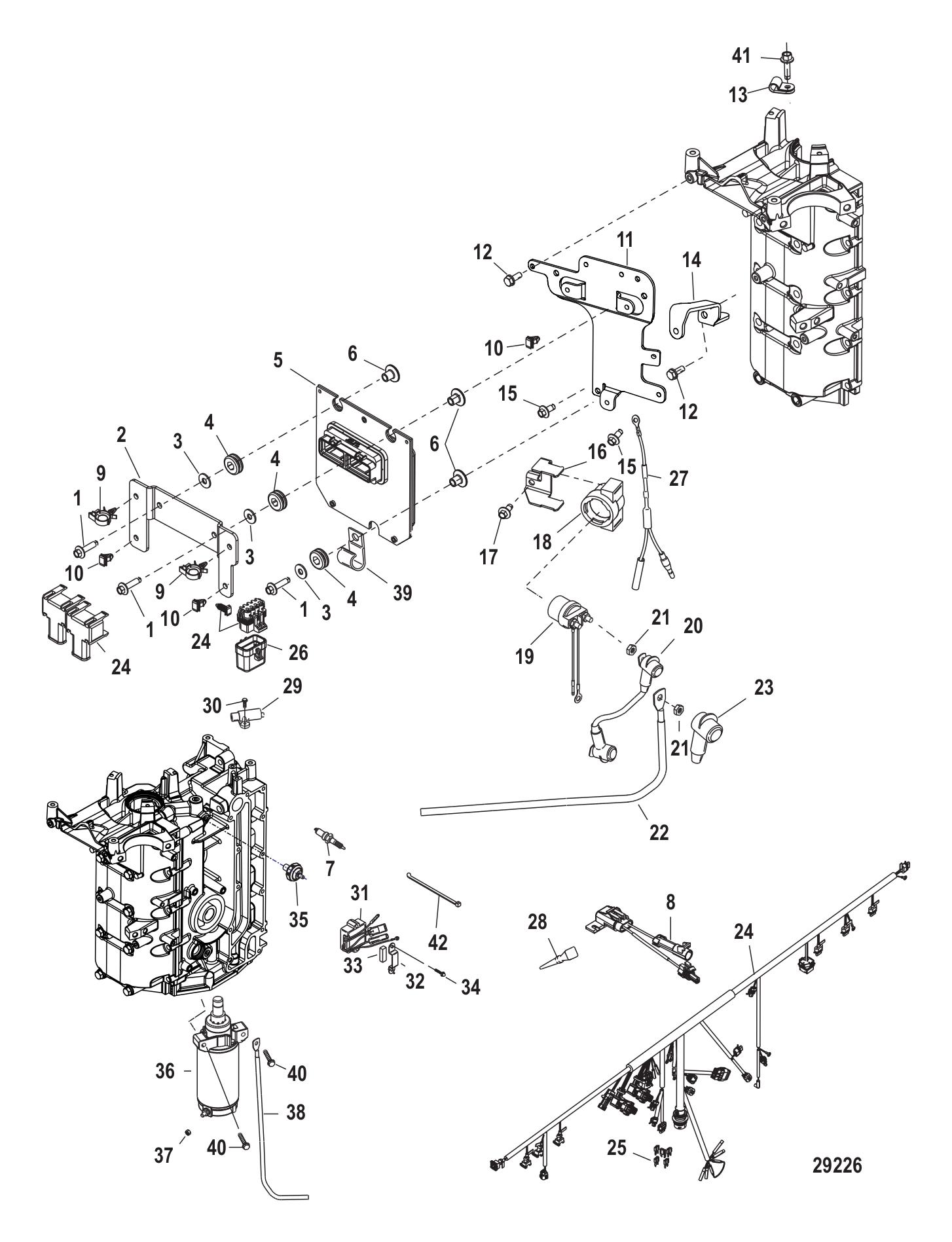 Electrical Components 1C104423 / 0P560349 & Below