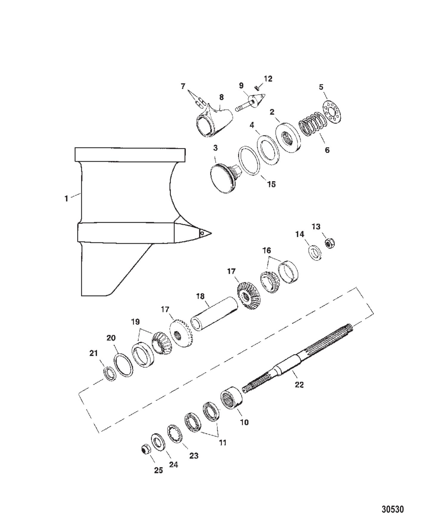 Gear Housing (Prop Shaft) (IV SSM)