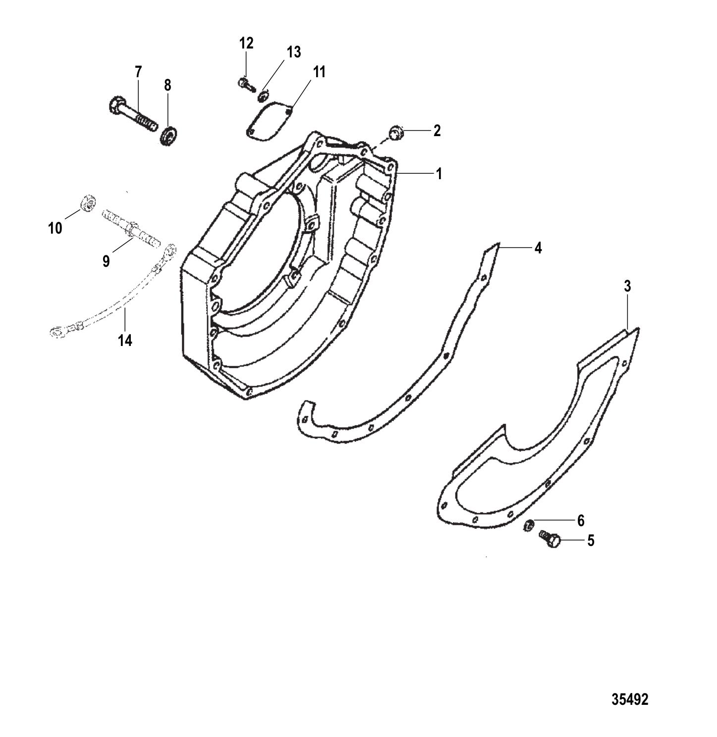 Flywheel Housing (with Blacktrac)