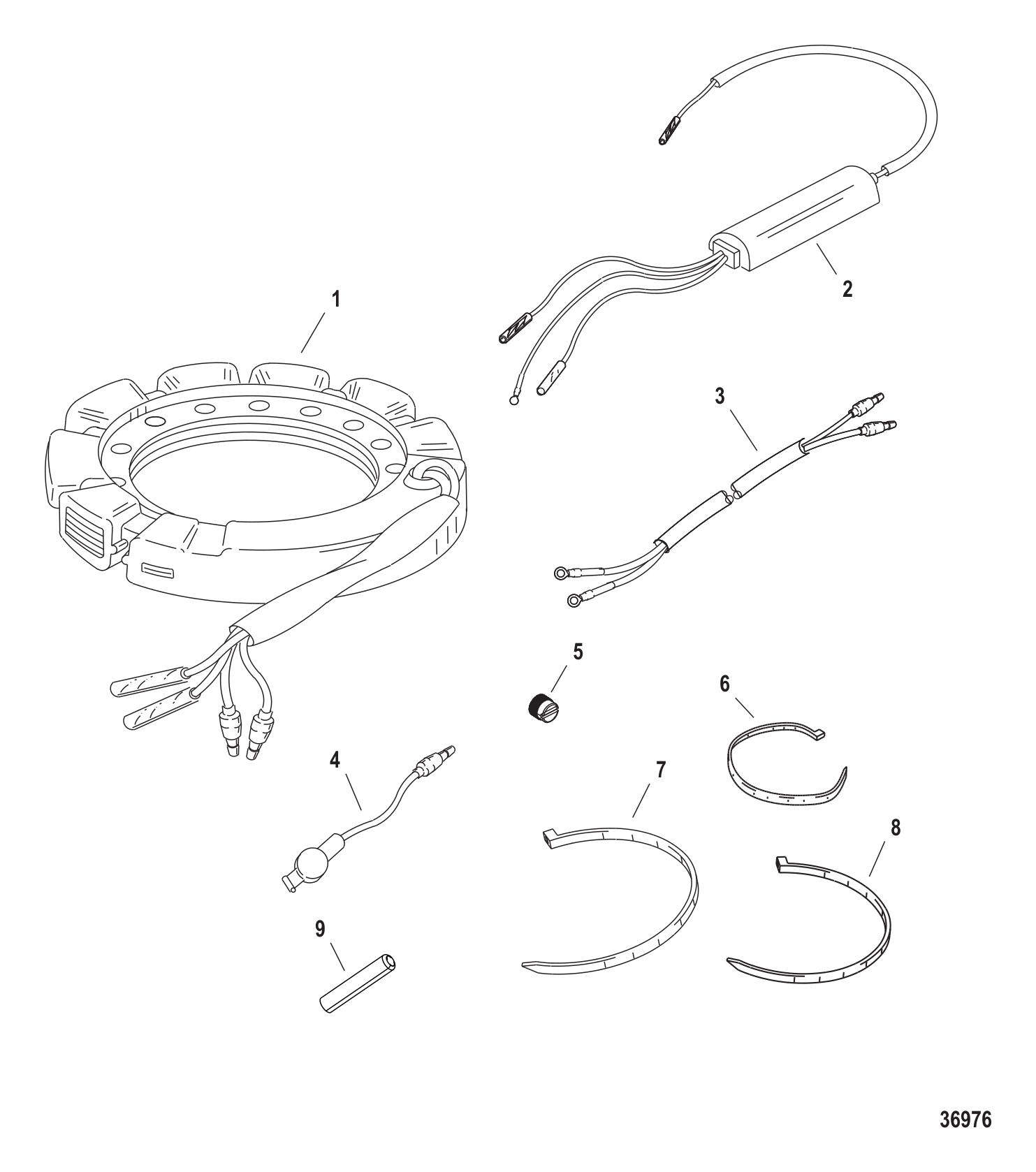 Ignition Stator Kit 3 Cylinder (832075A19)