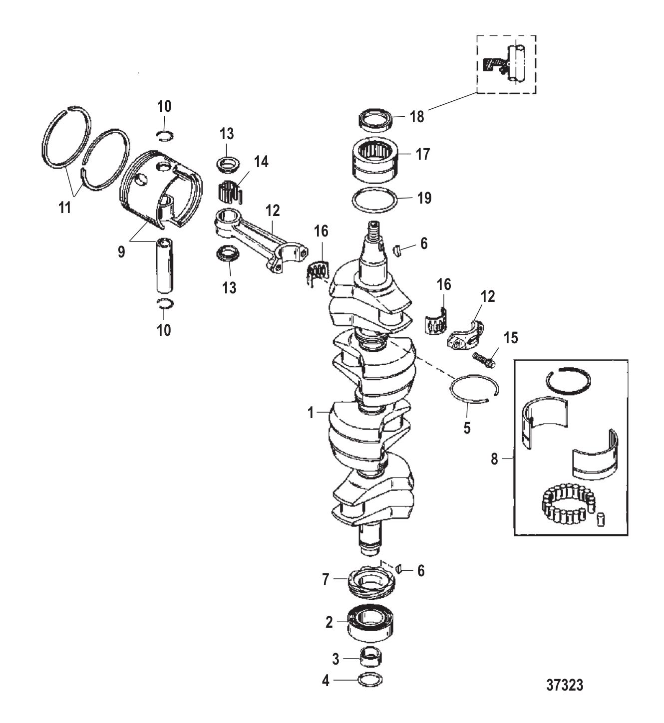 Crankshaft, Pistons & Connecting Rods