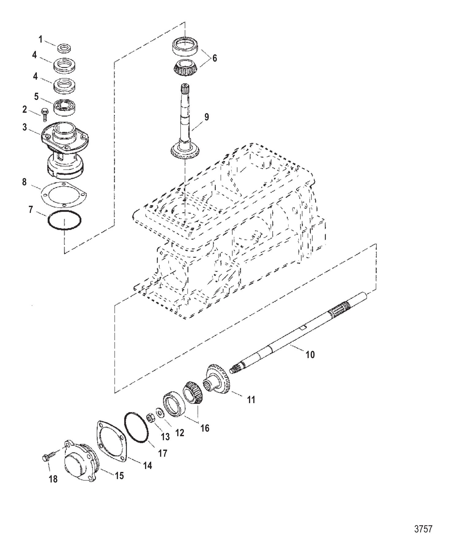 Pinion & Impeller Shaft