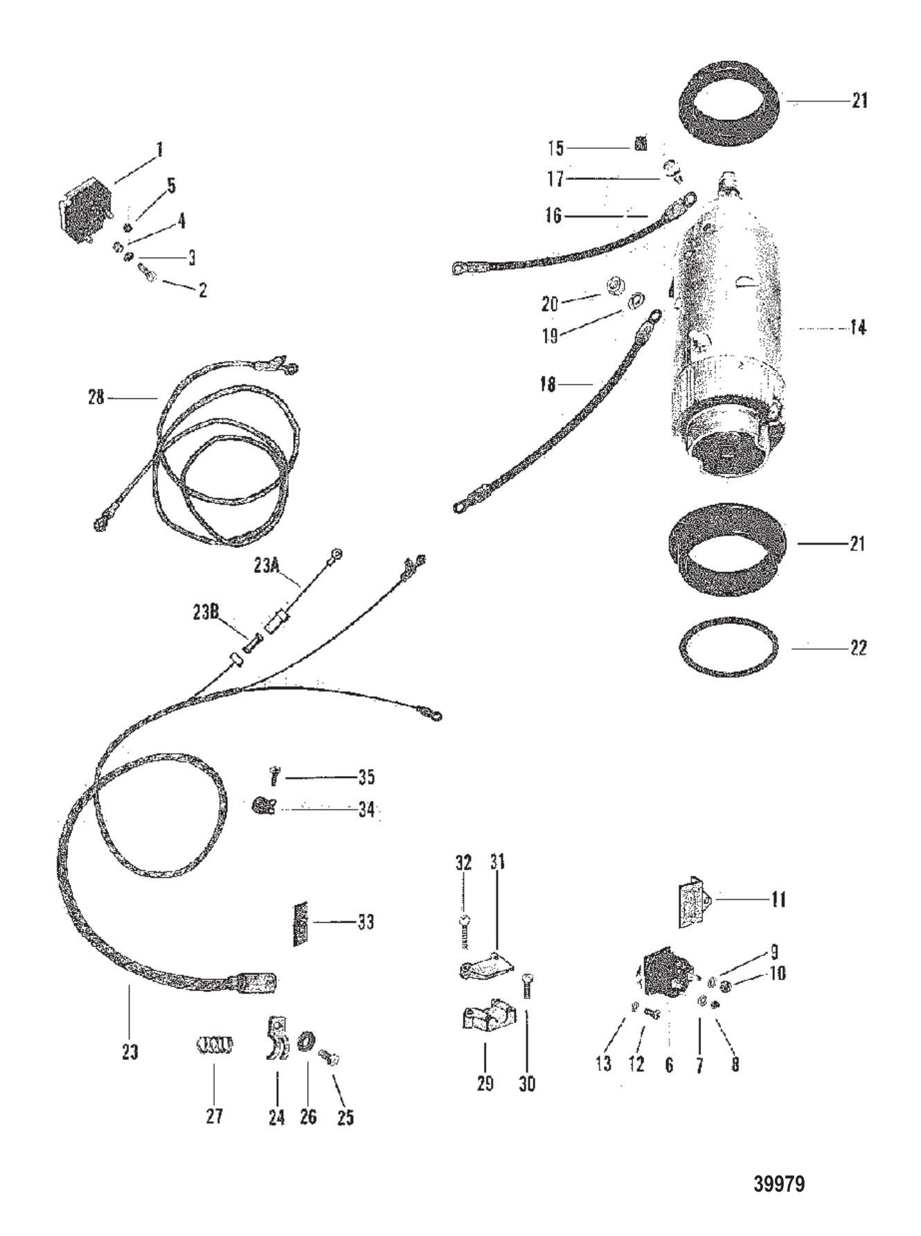 Starter Motor, Starter Solenoid, Rectifier