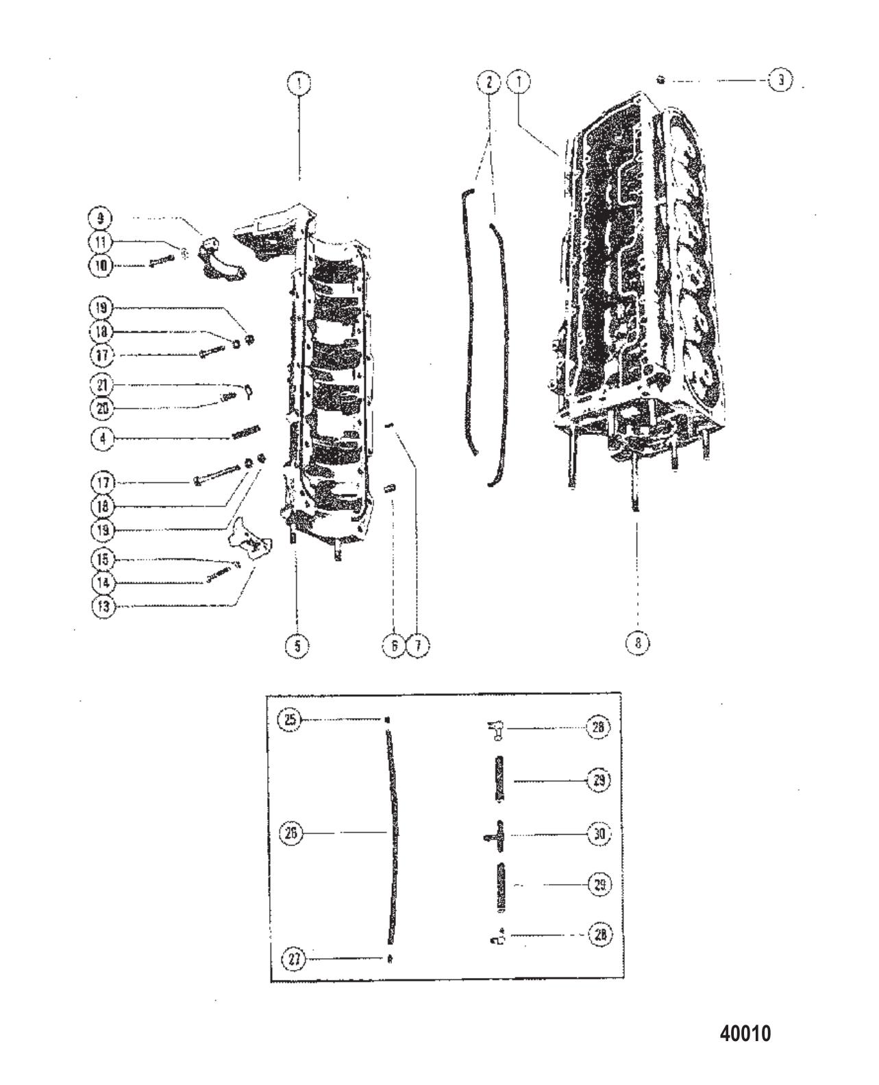 Cylinder Block & Crankcase Assembly