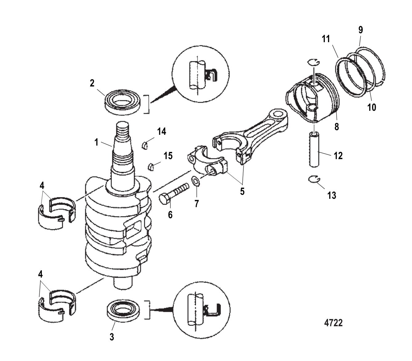 Crankshaft, Pistons, & Connecting Rods