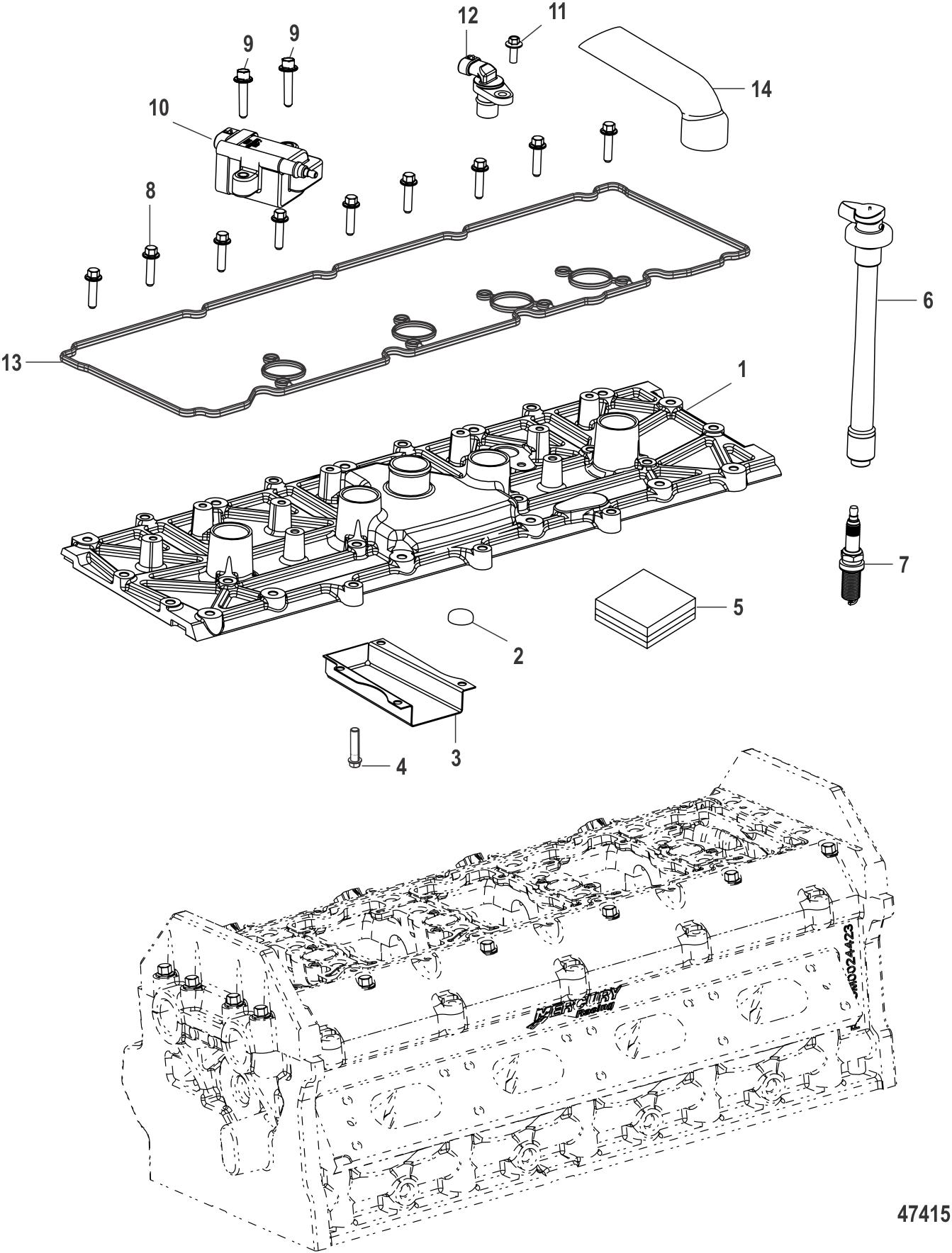Cylinder Head Bearing Plate Cover