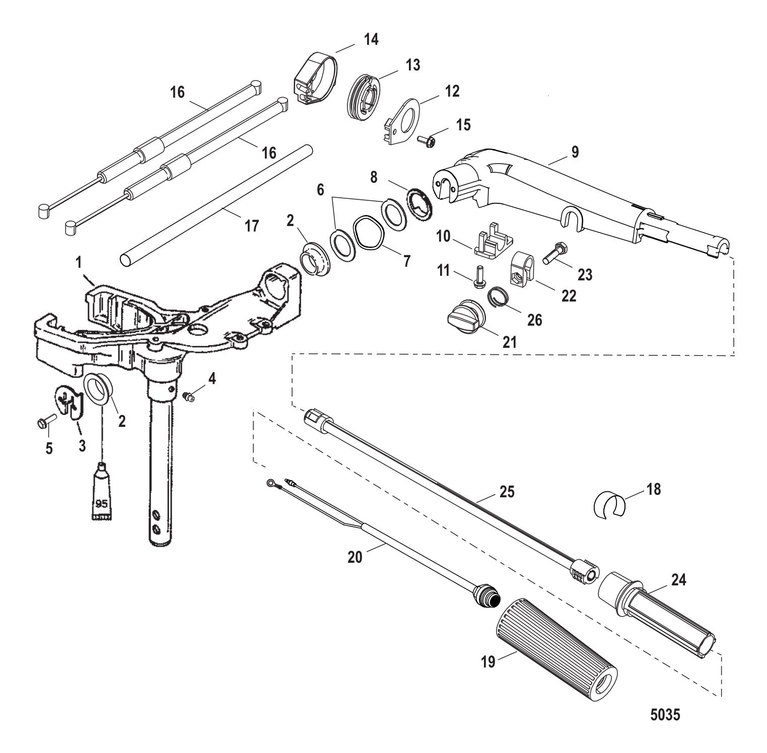 Swivel Head & Steering Handle