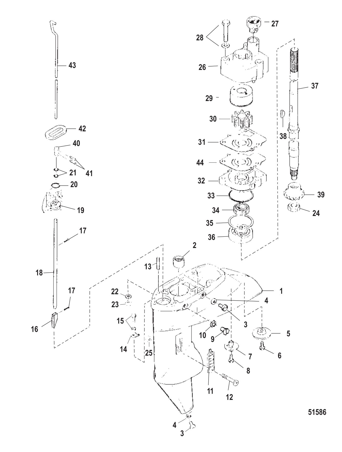 Gear Housing Driveshaft