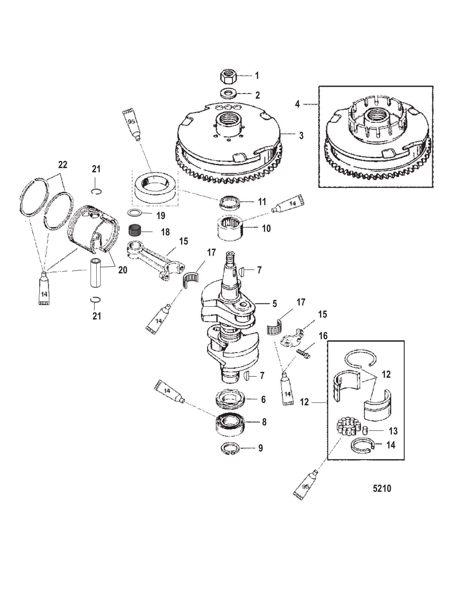 Crankshaft / Piston / Flywheel