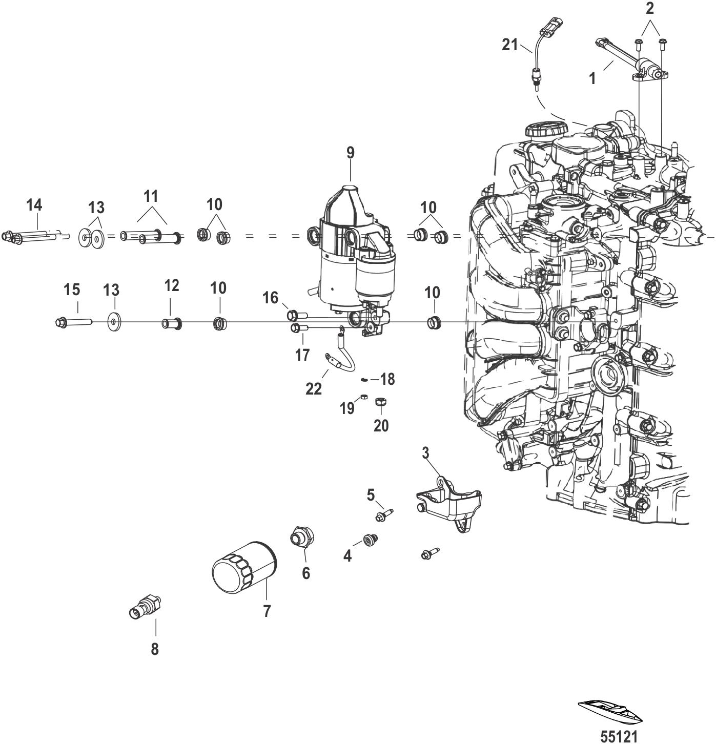 Starter Motor / Oil Filter / Sensors