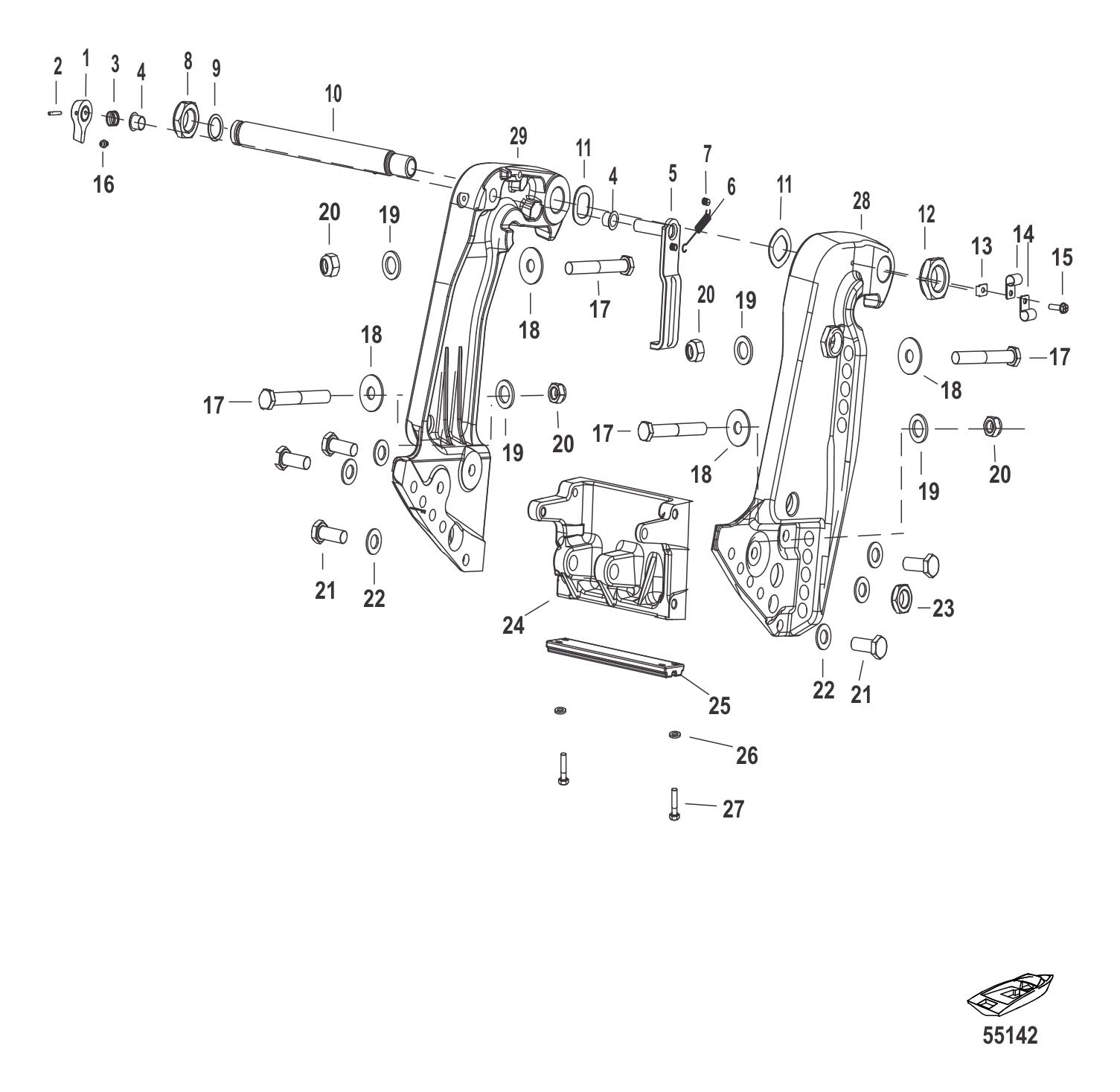 Transom Bracket
