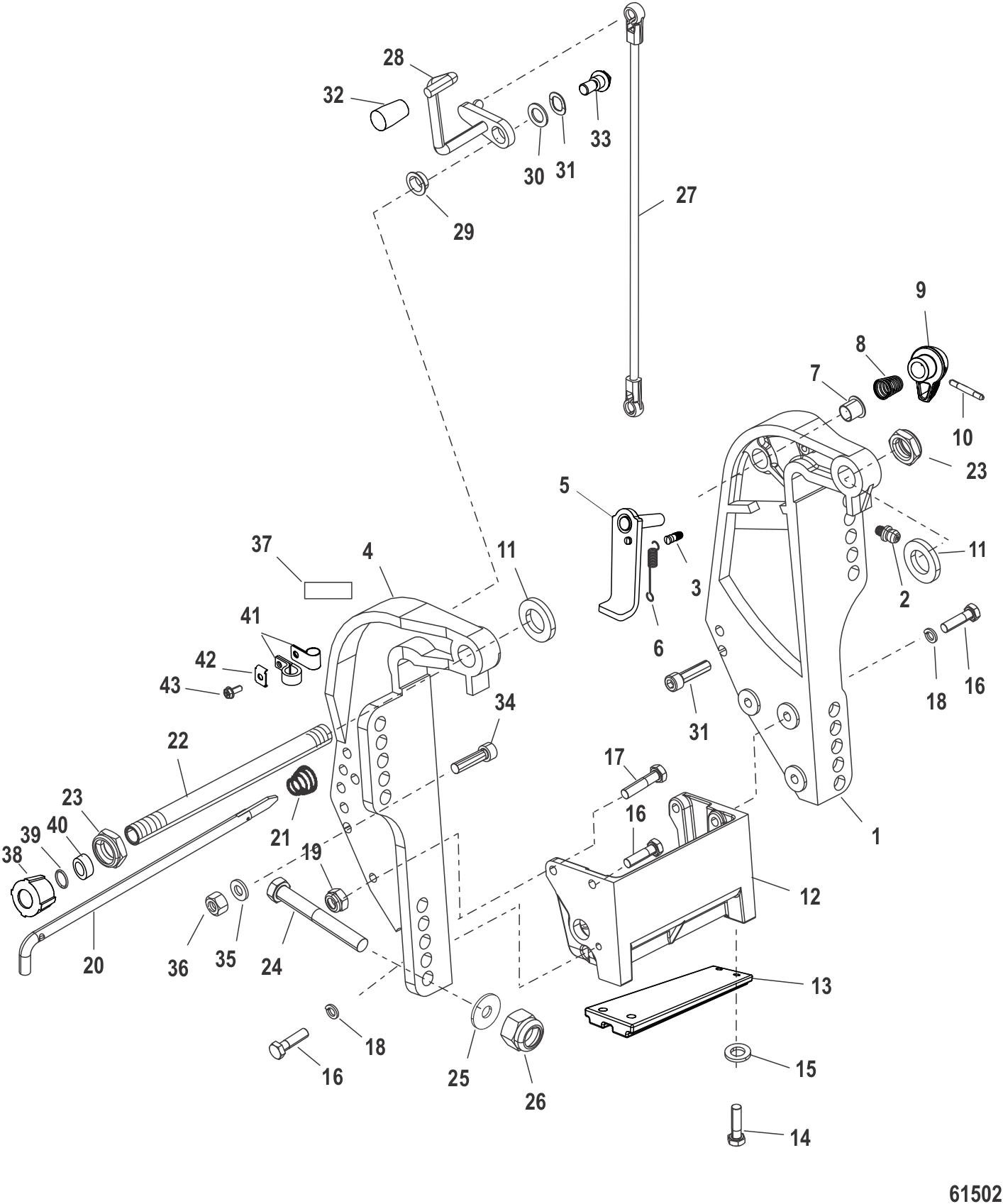 Transom Bracket