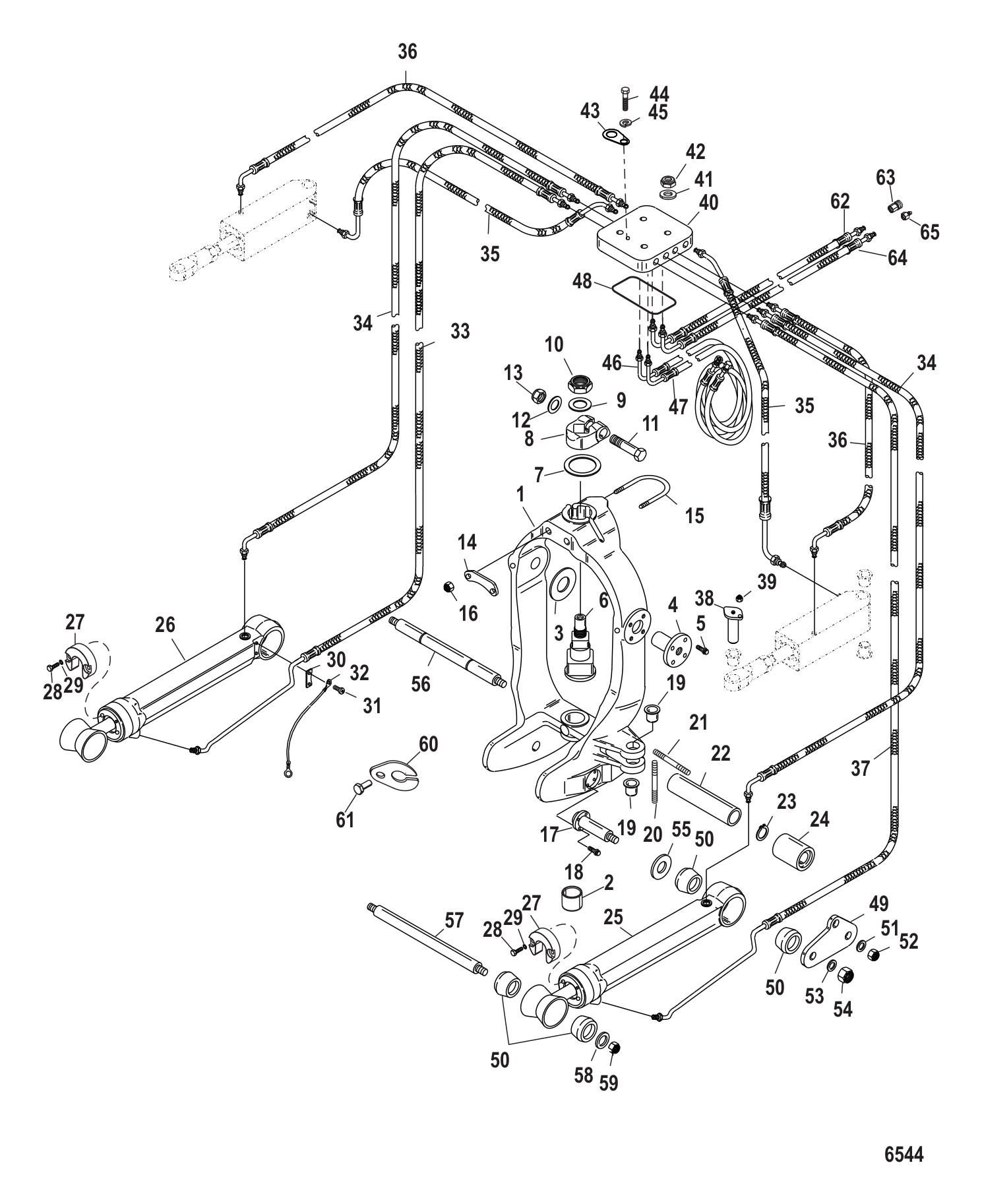Gimbal Ring (Integrated Transom)