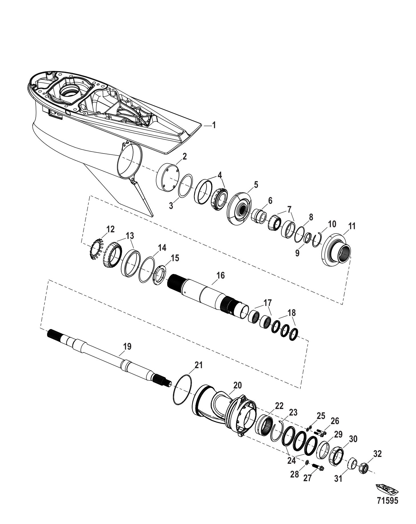 Gear Housing Propeller Shaft