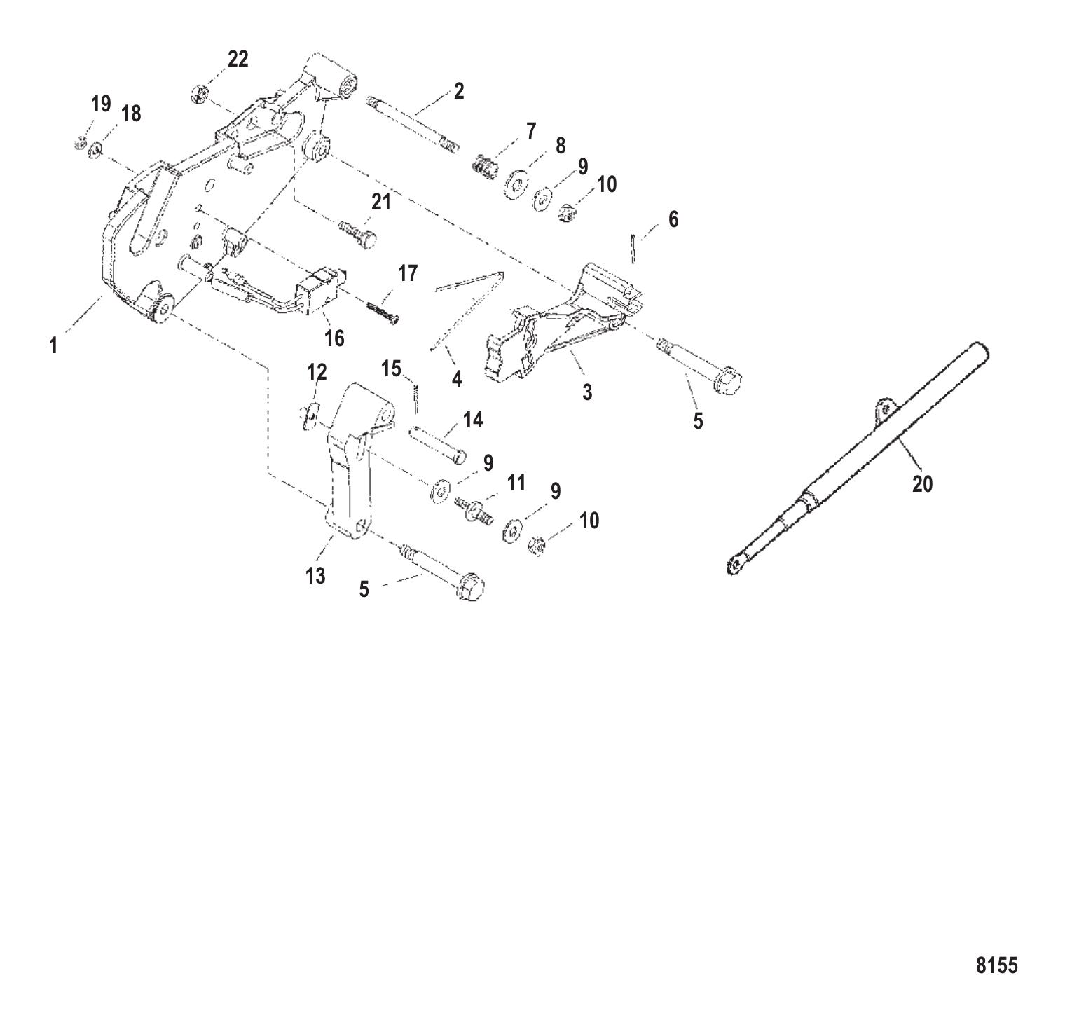 Shift Bracket (S/N-0M659999 & Below)