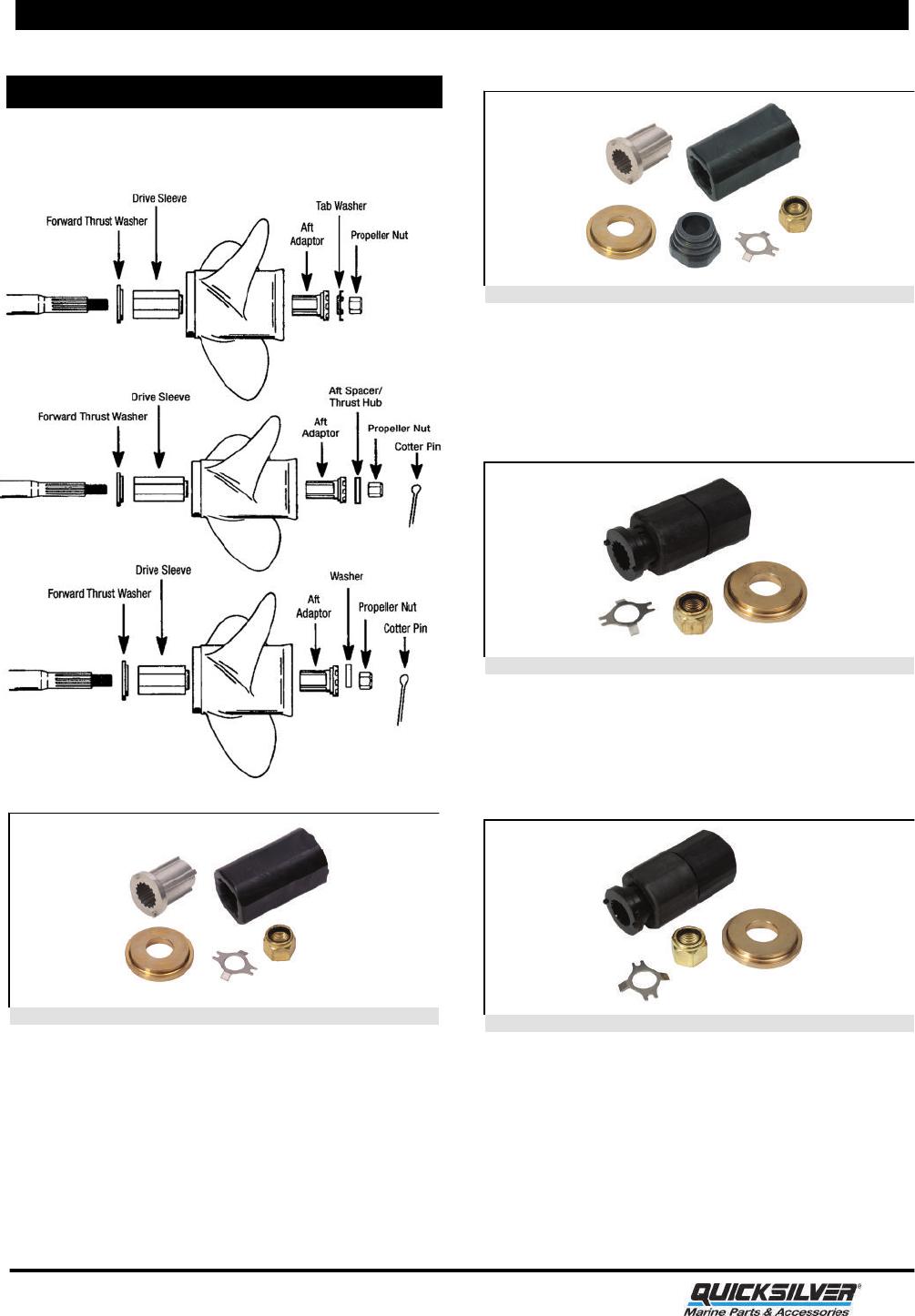 Mercury Hub Kit Chart