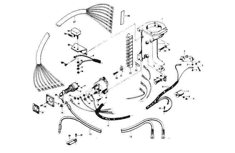Chrysler 25 HP (1978) Electrical Components Parts
