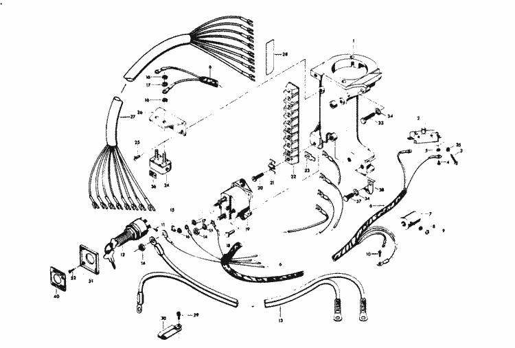 Chrysler 35 HP (1978) Electrical Components Parts