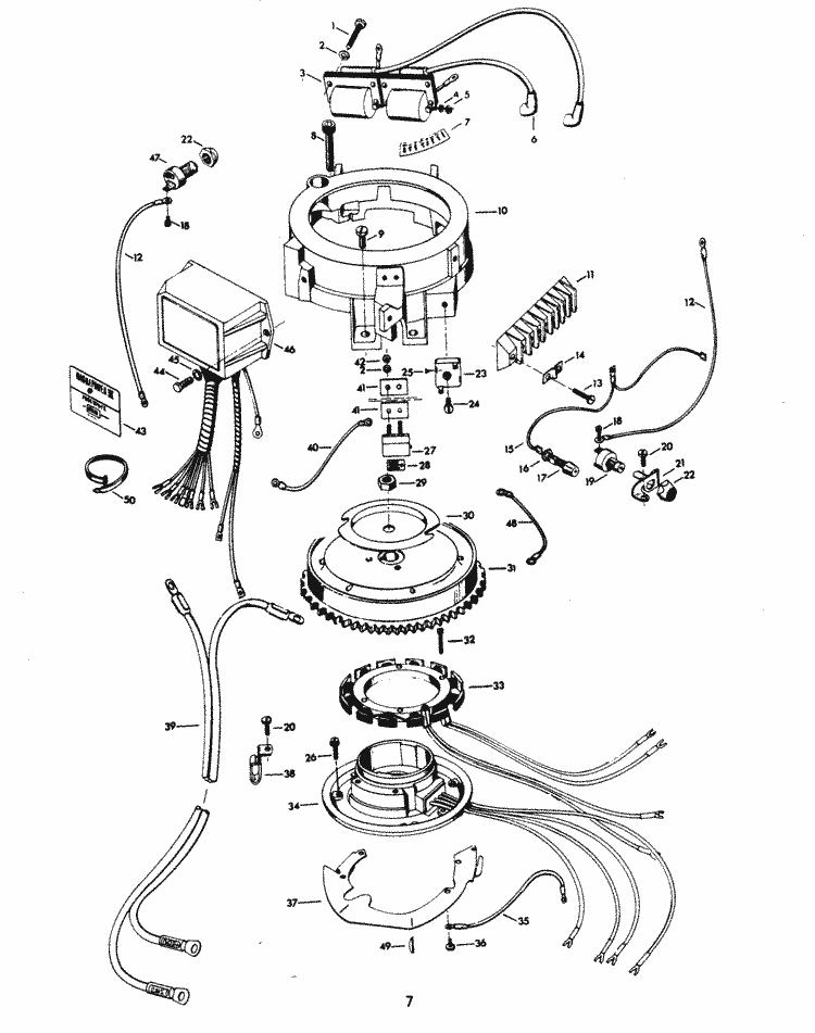 Chrysler 9.9 HP (1979) Electrical Components Parts